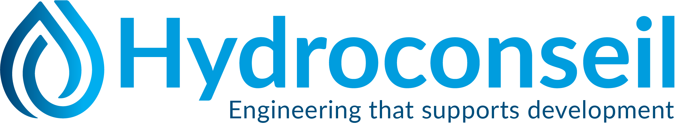 Logo of Hydroconseil, engineering that supports development